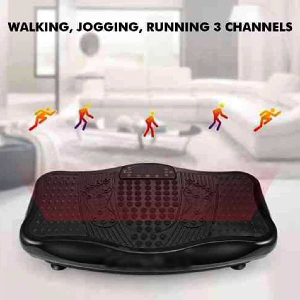 Max Strength-Fat Burning Vibration Fitness Massager Vibrating Plate Body Shaper Weight Loss Heavey Duty Crazy Slimming Device