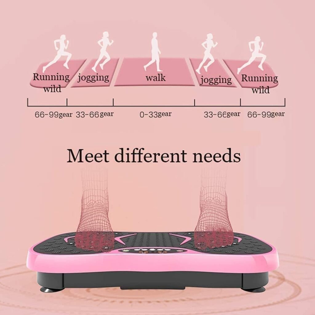 Max Strength - Vibration Plate with Belt Heavey Duty Motion Vibration Platform | Whole Body Viberation Machine for Home, Weight Loss