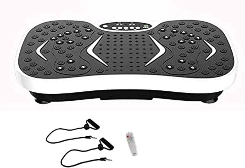 Max Strength - Vibration Plate with Belt Heavey Duty Motion Vibration Platform | Whole Body Viberation Machine for Home, Weight Loss
