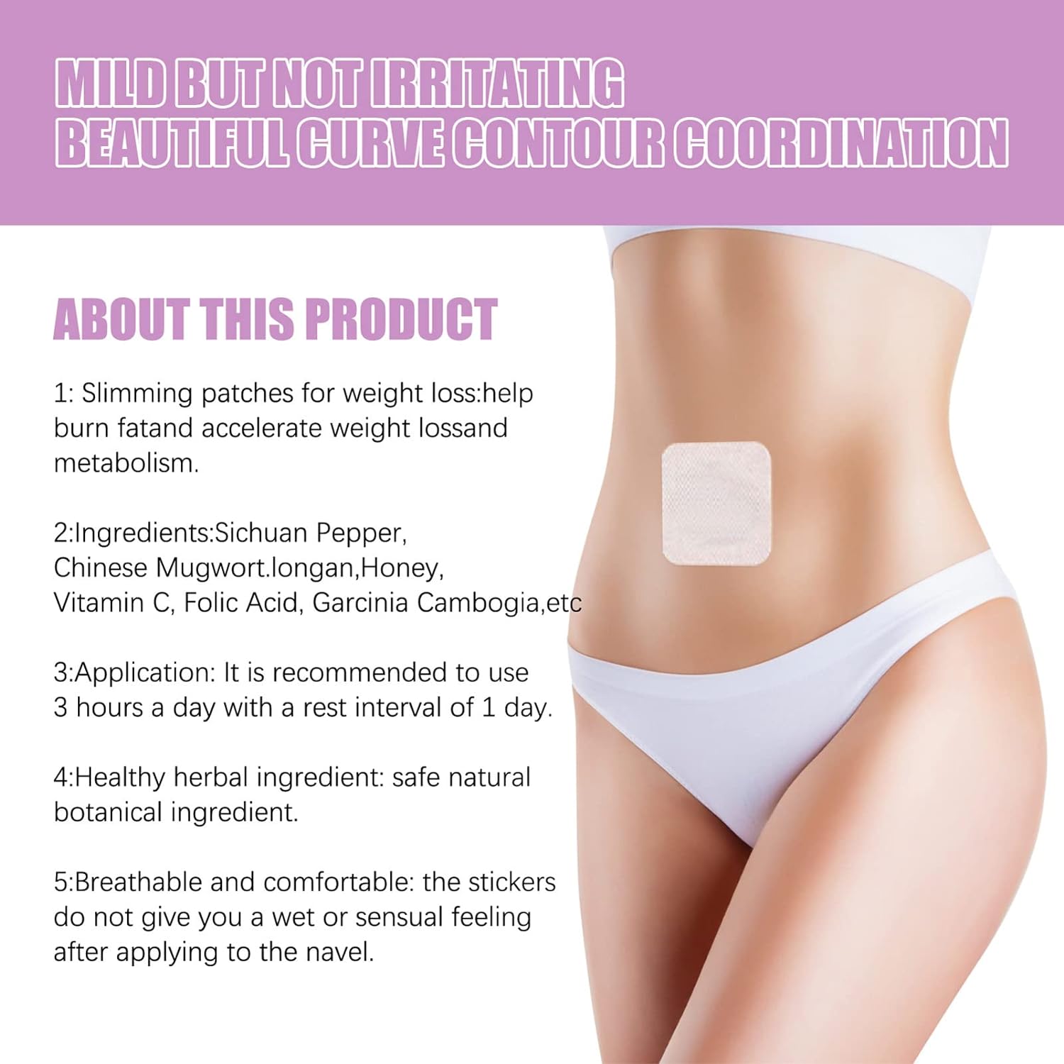 60Pcs Weight Loss Stickers Review
