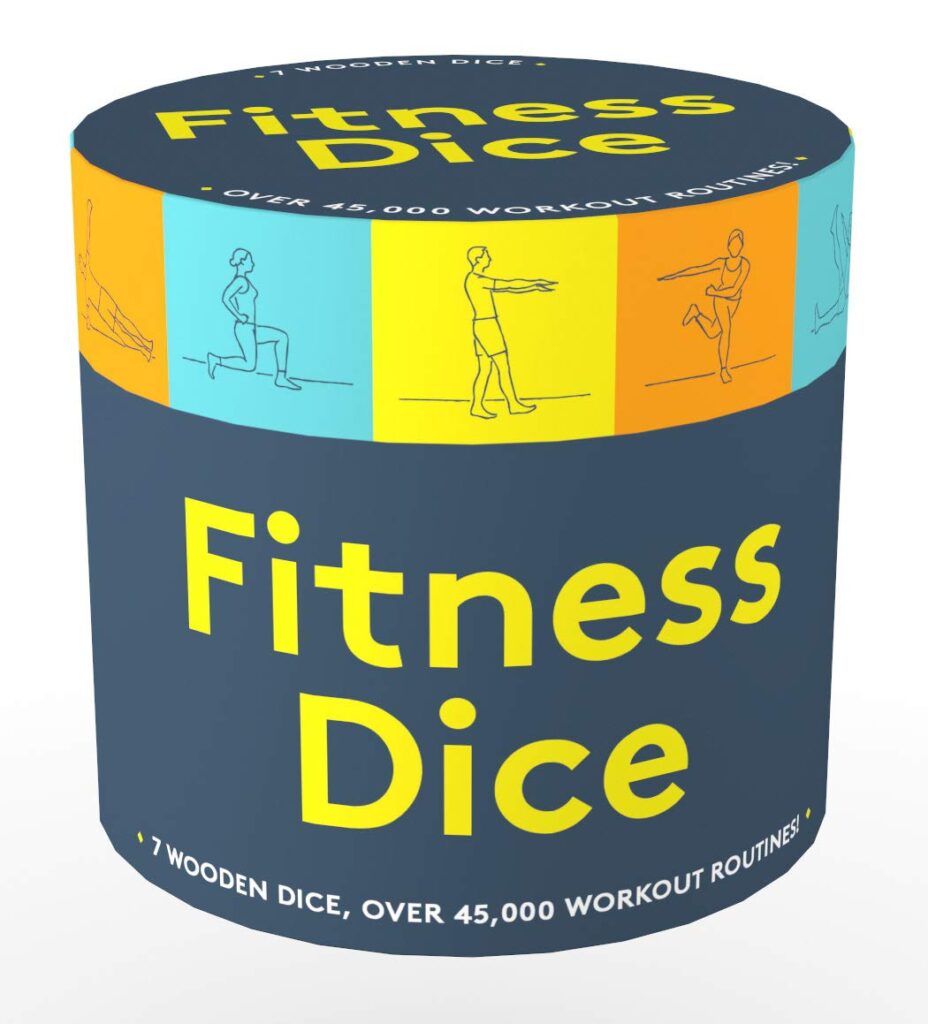 Fitness Dice: 7 Wooden Dice, Over 45,000 Workout Routines!     Novelty Book – 31 August 2020
