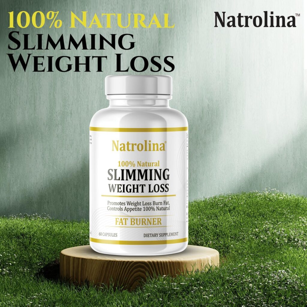 Natrolina 100% Natural Slimming Weight Loss Diet Pills 60 Capsules | Excellent for Keto Diet | Non-Prescription Weight Loss Aid Supplements