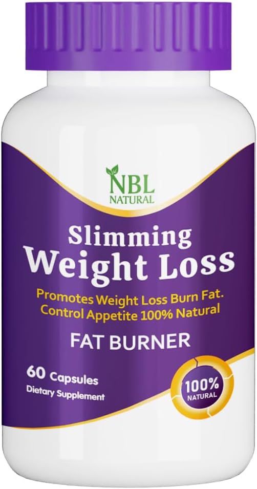 NBL NATURAL Weight Loss Diet Pills, Non-Prescription Weight Loss Aid, Powerful Fat Burning and Appetite Suppression - Excellent for Keto Diet 60 Capsules