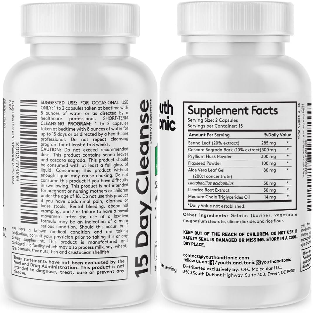 Youth & Tonic 15 Day Colon Cleanser Review