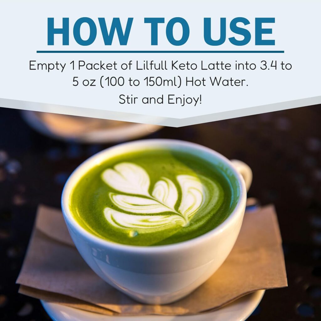 Lilfull Slim Blend Keto slimming Matcha Latte Ketogenic, Meal Replacement High Performance Supports Energy  Metabolism, Weight Loss Premium Matcha Matcha Diet 10 Sachet