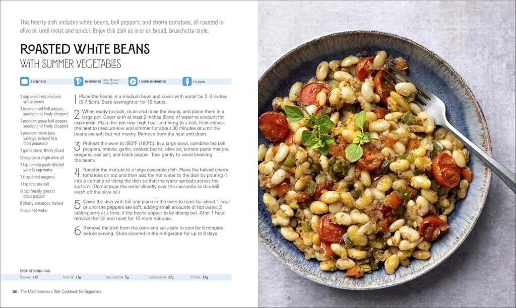 The Mediterranean Diet Cookbook for Beginners: Meal Plans, Expert Guidance, and 100 Recipes to Get You Started     Paperback – Big Book, 5 August 2021