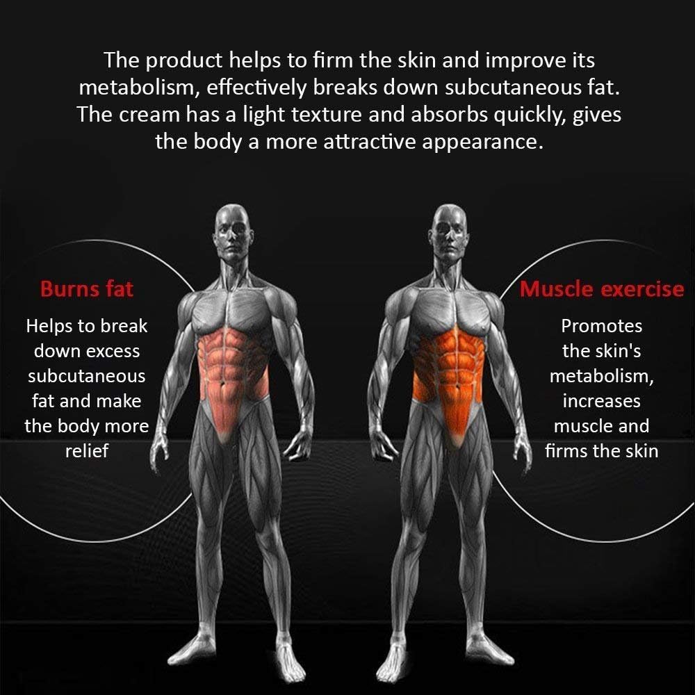 AICHUN BEAUTY Men Women Abdominal Muscle Cream Anti Cellulite Slimming Fat Burning Cream for Good Figure 170g