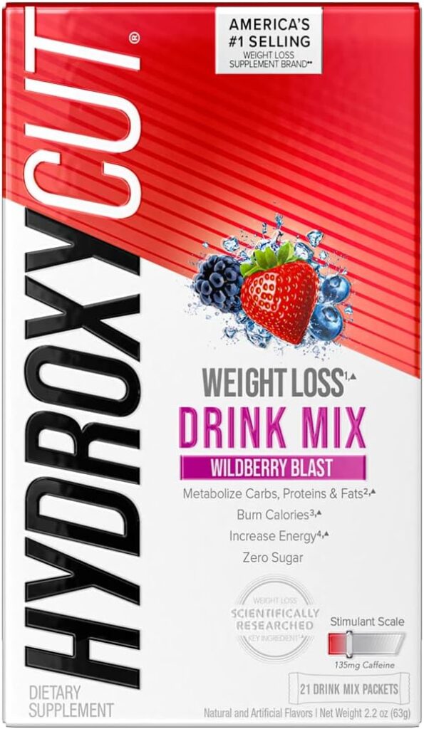 Hydroxycut Muscletech Products Drink Mix Wild Berry Blast - Pack of 28 (S) 82962