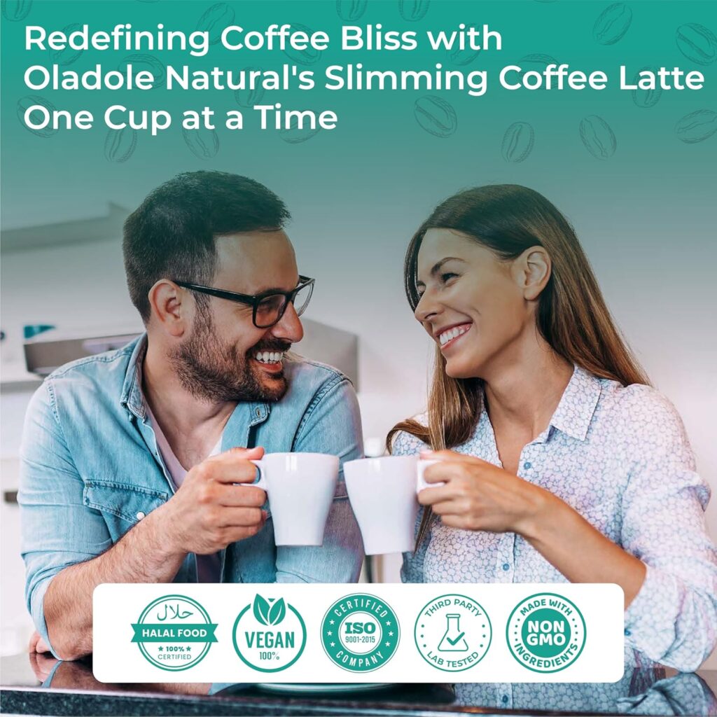 Oladole Natural Macchiato Caramel Slimming Coffee 15g 10 packets for Weight Management with Super Ingredients Acai Berry, Raspberry Ketone, Garcinia Cambogia, African Mango, Green Coffee  Tea Extract