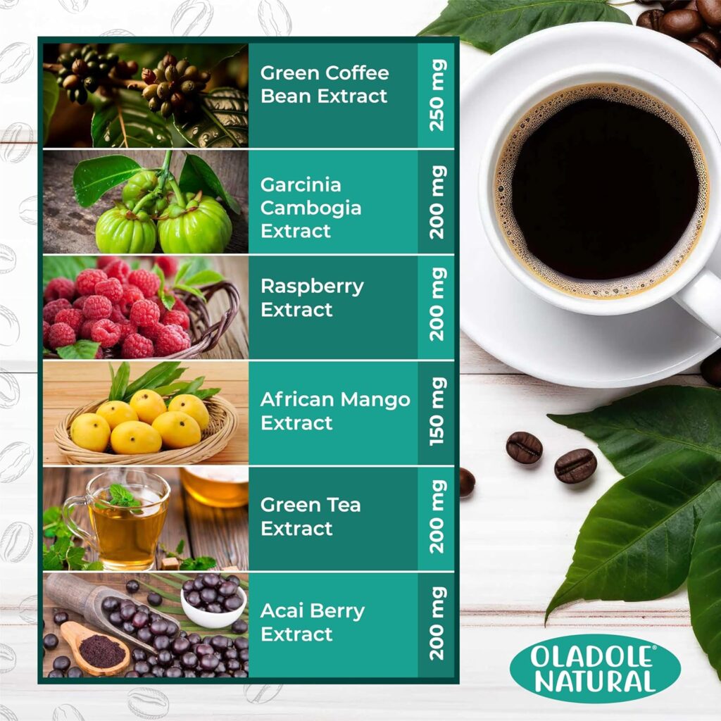 Oladole Natural Macchiato Caramel Slimming Coffee 15g 10 packets for Weight Management with Super Ingredients Acai Berry, Raspberry Ketone, Garcinia Cambogia, African Mango, Green Coffee  Tea Extract