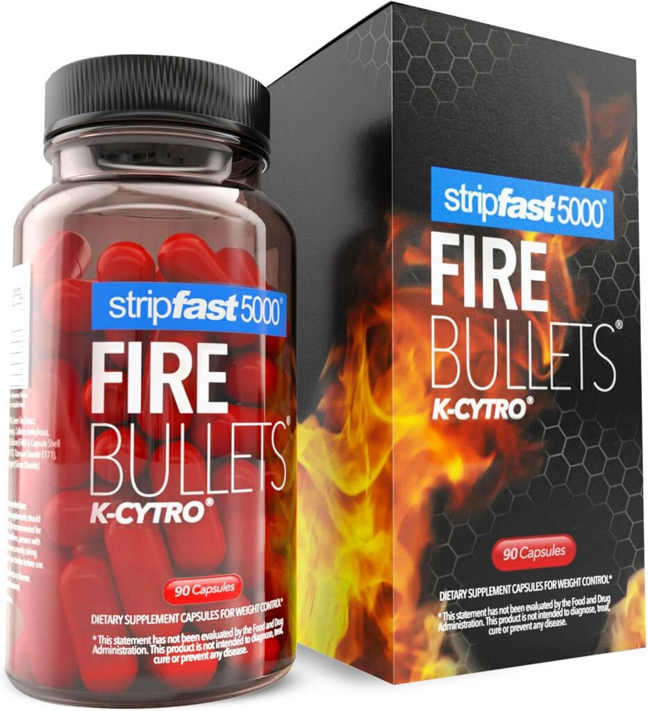 stripfast5000 Fire Bullets with K-CYTRO for Women  Men - Weight Management Supplement - Keto Diet Friendly - 30 Days Supply