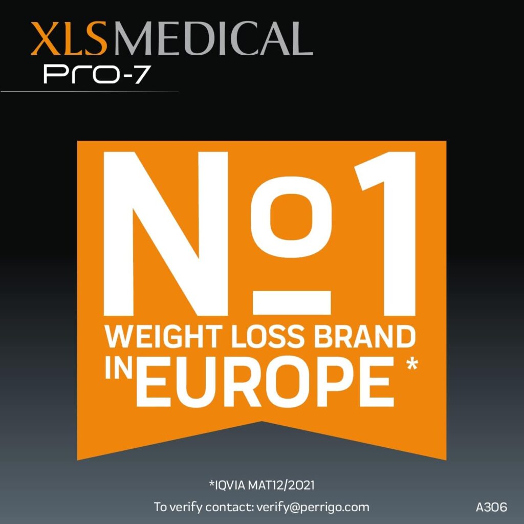 XLS Medical PRO-7 - Weight Loss Pills - Up to 5X More Weight Loss Versus Dieting Alone, 7 Clinically Proven Benefits - 60 Capsules - 10 Day Supply. Trial Pack